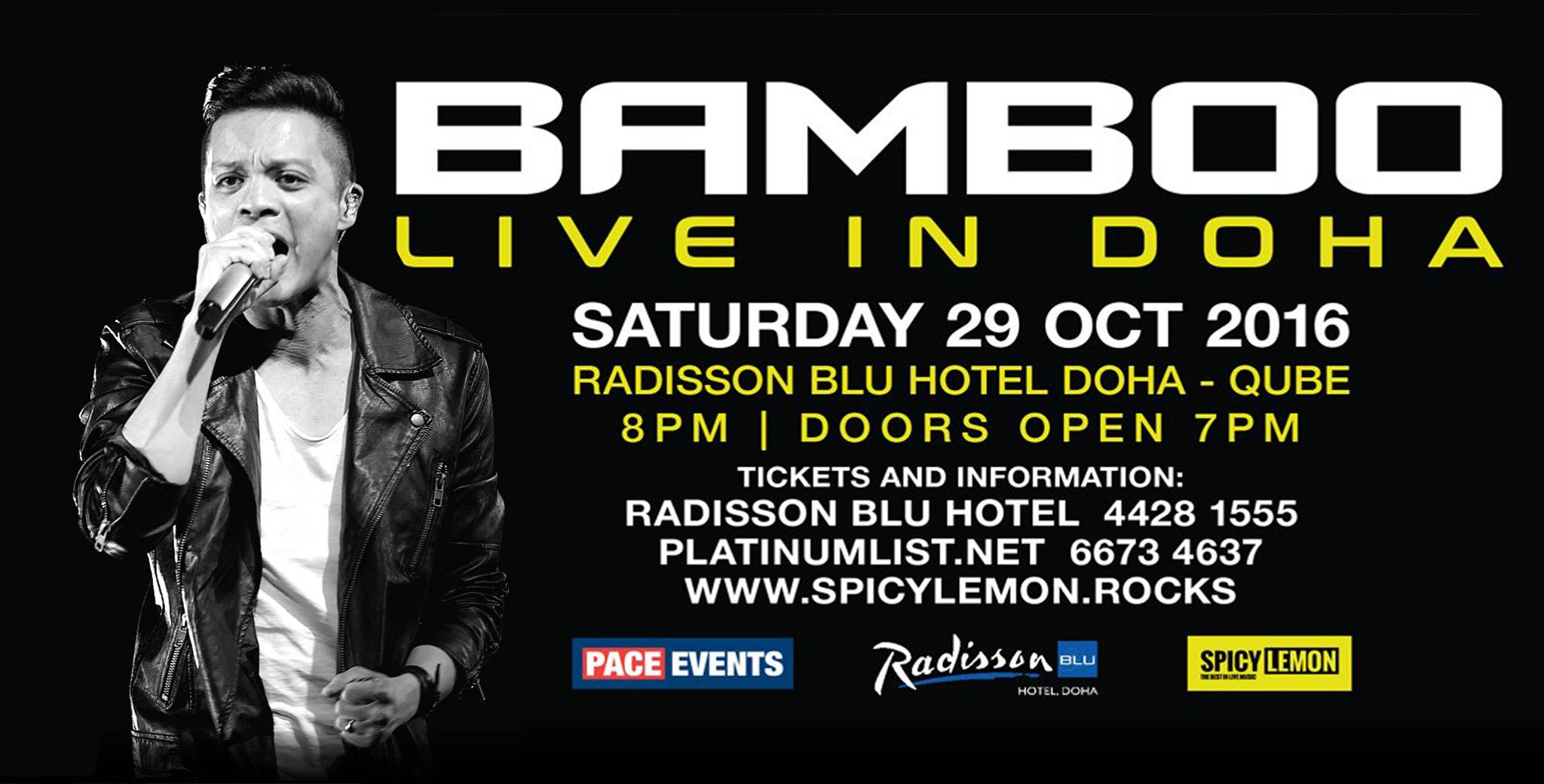 Bamboo Manalac LIVE in QATAR Qatar Living Events